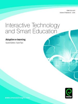 cover image of Interactive Technology and Smart Education, Volume 5, Issue 3